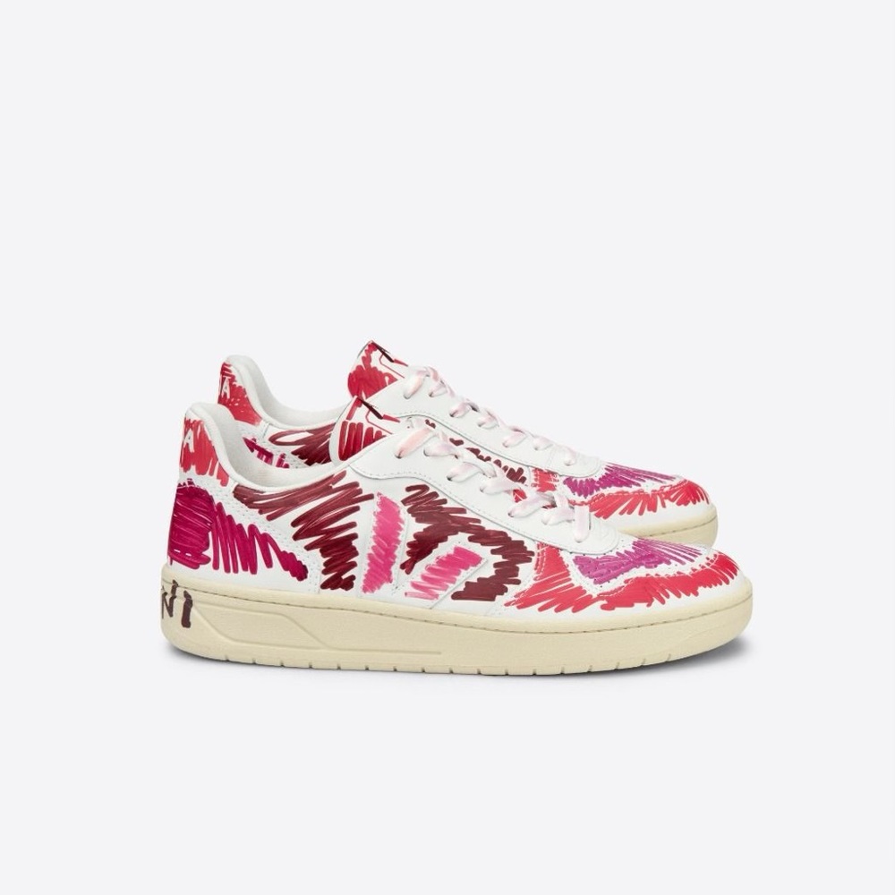 V-10 Veja X Marni Leather Sneakers